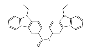 9H-Carbazole, 3,3'-azoxybis[9-ethyl- (9CI) 结构式