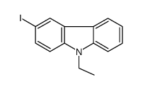 3-碘-9-乙基咔唑 结构式
