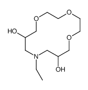 1,4,7-Trioxa-11-azacyclotetradecane-9,13-diol, 11-ethyl- 结构式
