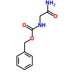 N-苄氧羰基甘氨酰胺 结构式