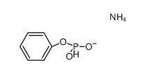 苯基膦酸单酯铵盐 结构式