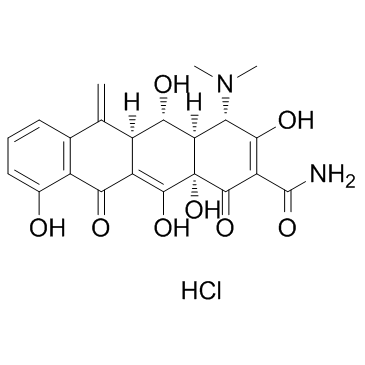 盐酸甲烯土霉素 结构式
