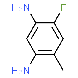 4-氟-6-甲基苯-1,3-二胺 结构式