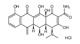 盐酸甲烯土霉素 结构式