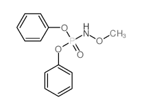 [(methoxyamino)-phenoxy-phosphoryl]oxybenzene 结构式