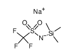 1,1,1-三氟-N-(三甲基硅基)甲磺酰胺钠盐(1:1) 结构式