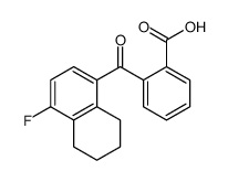 2-(4-氟-5,6,7,8-四氢萘-1-羰基)苯甲酸 结构式