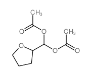 Methanediol, 1-(tetrahydro-2-furanyl)-, 1,1-diacetate 结构式