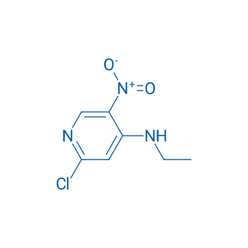 (2-氯-5-硝基-吡啶-4-基)-乙基-胺 结构式