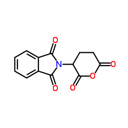 N-酞酰基-DL-谷氨酸酐 结构式