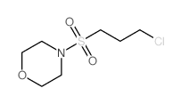 4-(3-chloropropylsulfonyl)morpholine 结构式