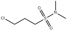 3-氯-N,N-二甲基丙烷-1-磺酰胺 结构式