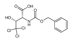 L-Threonine, 4,4,4-trichloro-N-[(phenylmethoxy)carbonyl]- (9CI) 结构式