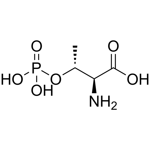 L-苏氨酸-O-磷酸 结构式