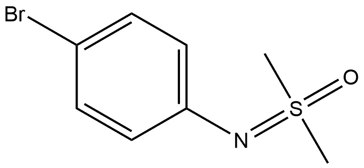 4-溴-N-(二甲基氧化-λ4-亚硫基)苯胺 结构式