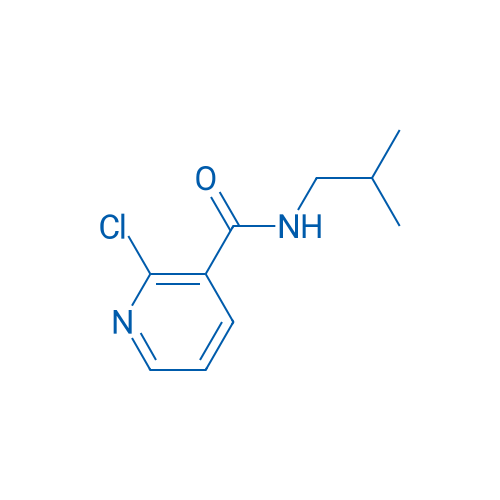 2-氯-N-异丁基烟酰胺 结构式