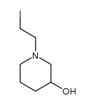 N-丙基-3-羟基哌啶 结构式