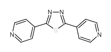2,5-双(4-吡啶)-1,3,4-噻二唑 结构式