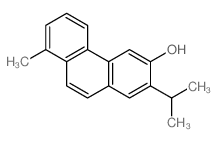 3-Phenanthrenol, 8-methyl-2-(1-methylethyl)- 结构式