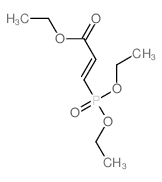 ethyl (E)-3-diethoxyphosphorylprop-2-enoate 结构式