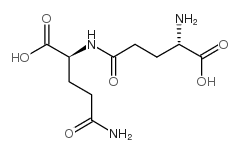 γ-谷氨酰-谷氨酰胺 结构式