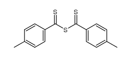 双(4-甲基二硫代苯甲酸)硫化物 结构式