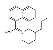 1-Naphthalenecarboxamide, N-(2-propylpentyl)- 结构式