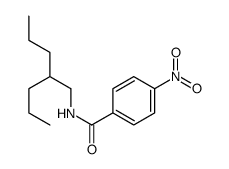 Benzamide, 4-nitro-N-(2-propylpentyl)- 结构式