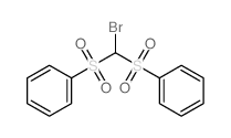 Benzene,1,1'-[(bromomethylene)bis(sulfonyl)]bis- (9CI) 结构式