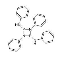 N,N,1,3-tetraphenyl-1,3,2,4-diazadiphosphetidine-2,4-diamine 结构式