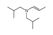 1-Propen-1-amine, N,N-bis(2-methylpropyl)- 结构式