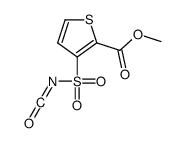 2-甲氧基羰基噻吩-3-磺酰基异氰酸酯 结构式