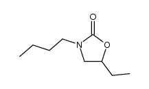 3-丁基-5-乙基-2-恶唑烷酮 结构式