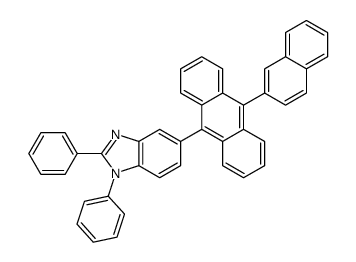 5-(10-(2-萘基)-9-蒽基)-1,2-二苯基-1H-苯并咪唑 结构式