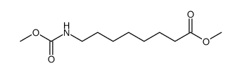 Octanoic acid, 8-[(methoxycarbonyl)amino]-, methyl ester 结构式