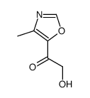 5-(hydroxyacetyl)-4-methyloxazole 结构式