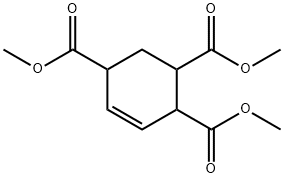 5-环己烯-1,2,4-三羧酸-1,2,4-三甲酯 结构式