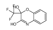 2-羟基-2-(三氟甲基)-2H-1,4-苯并恶嗪-3(4H)-酮 结构式