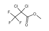 2,2-二氯-3,3,3-三氟丙酸甲酯 结构式