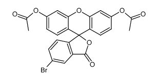 5-溴荧光素二乙酸酯 结构式