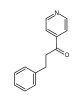 3-苯基-1-(4-吡啶基)-1-丙酮 结构式