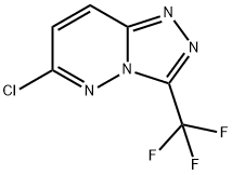 6-氯-3-(三氟甲基)-[1,2,4]三唑并[4,3-B]哒嗪 结构式