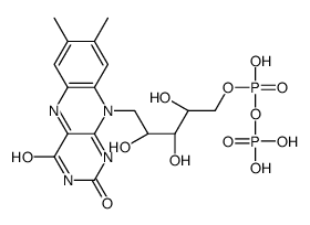 riboflavin 5'-pyrophosphate 结构式