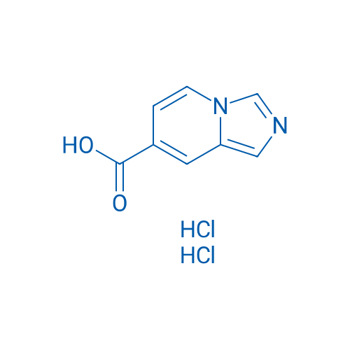 咪唑并[1,5-a]吡啶-7-羧酸二盐酸盐 结构式