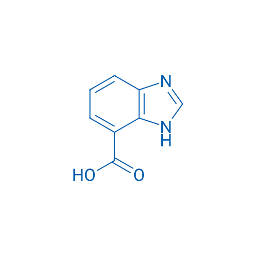 苯并咪唑-7-羧酸 结构式