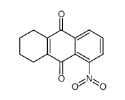 1,2,3,4-四氢-5-硝基-9,10-蒽二酮 结构式
