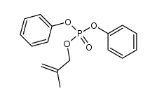 磷酸-2-甲基-2-丙烯-1基二苯酯 结构式