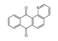 萘并[2,3-h]喹啉-7,12-二酮 结构式