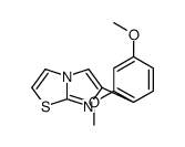 6-(2,4-二甲氧基苯基)咪唑并[2,1-b]噻唑 结构式