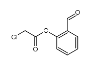 2-氯乙酸-2-甲酰基苯酯 结构式